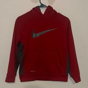 Nike Red Therma-Fit Hoodie